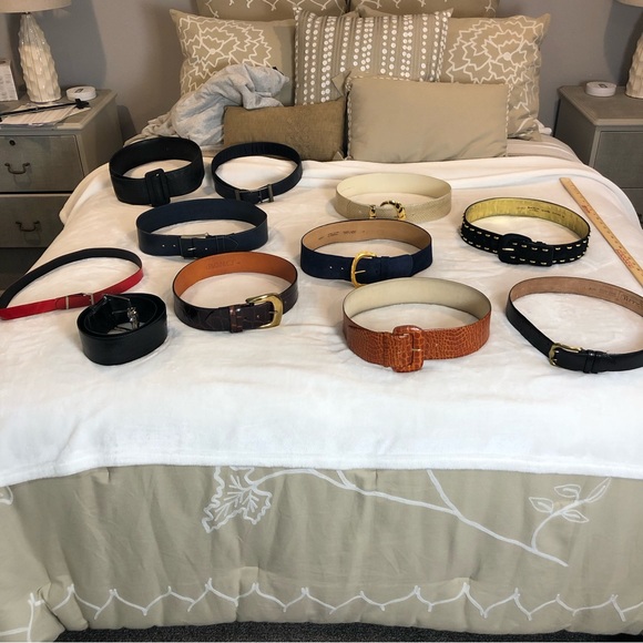 COPY - $5 each belt  Fashion belts galore Size S Joan & David, Ann Klein - Picture 2 of 15